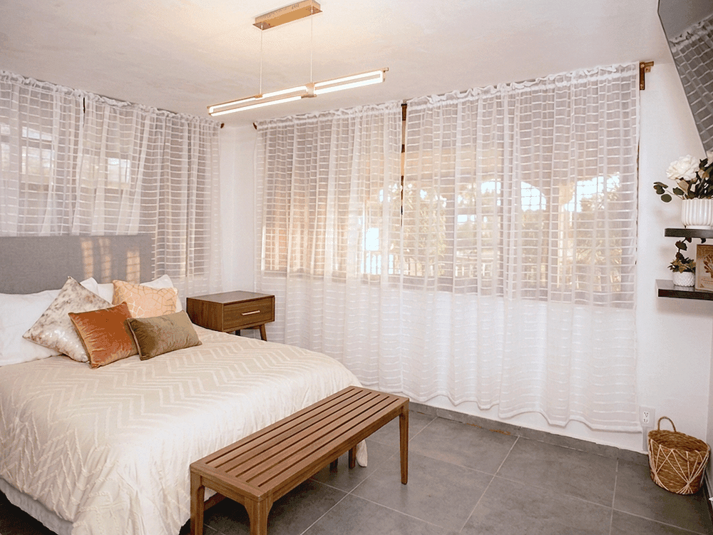 Una de las 3 habitaciones climatizadas con aire acondicionado en casa para vacacionar en Veracruz, renta, alquiler, casa en renta, renta para vacaciones, casa en renta para vacaciones, casa para vacacionar, casa en la playa de veracruz